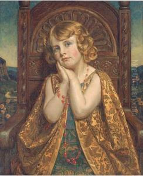 The Lonely Princess Oil Painting by John Bernard Munns