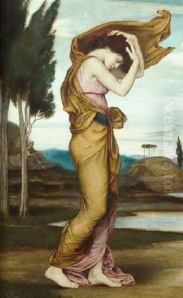 Deianira Oil Painting by Evelyn Pickering De Morgan