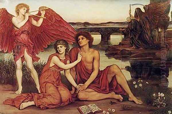 Love's Passing Oil Painting by Evelyn Pickering De Morgan