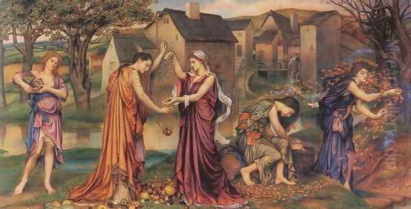 The Cadence of Autumn Oil Painting by Evelyn Pickering De Morgan