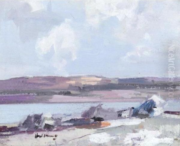 Mull Shore Oil Painting by Hugh Munro