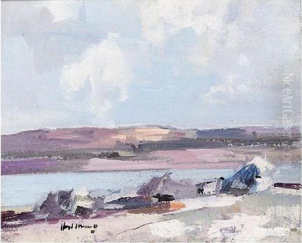 Mull Shore Oil Painting by Hugh Munro