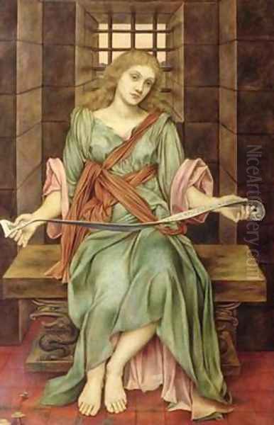 The Souls Prison House 1888 Oil Painting by Evelyn Pickering De Morgan