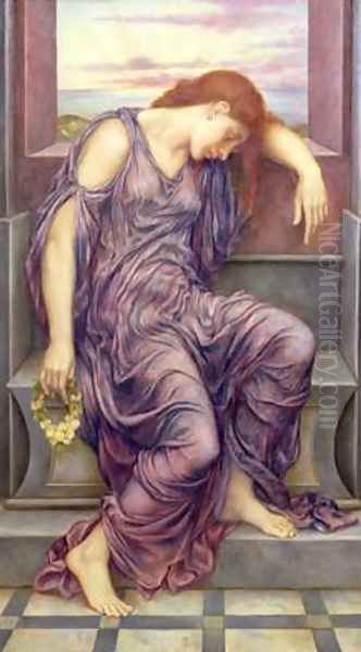 In Memoriam 1898 Oil Painting by Evelyn Pickering De Morgan