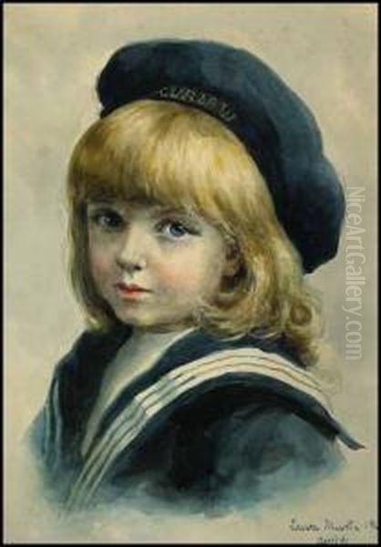 Sailor Girl Oil Painting by Laura Adeline Muntz-Lyall