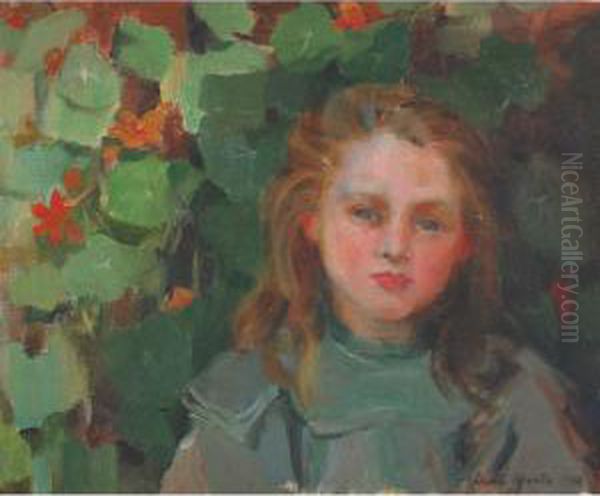 Signed And Dated1900 Oil Painting by Laura Adeline Muntz-Lyall