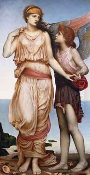 Venus and Cupid 1878 Oil Painting by Evelyn Pickering De Morgan