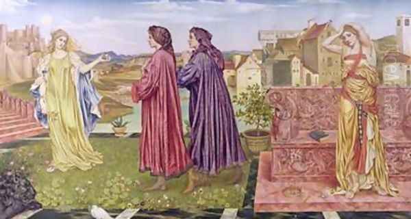 The Garden of Opportunity 1892 Oil Painting by Evelyn Pickering De Morgan