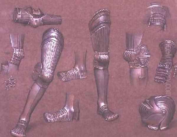 Study of Armour No1 Oil Painting by Evelyn Pickering De Morgan