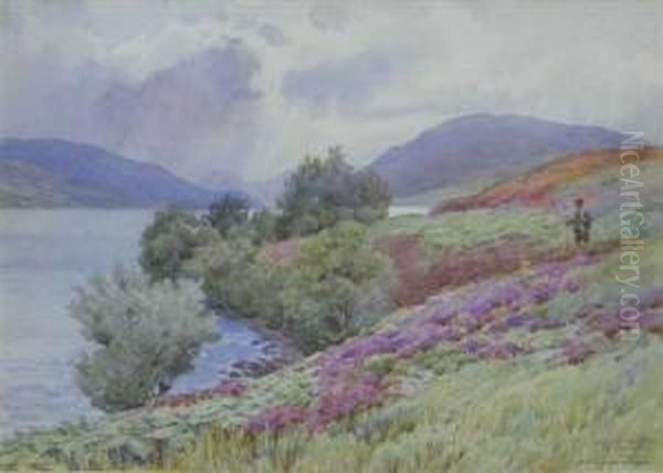 Loch Duntelchaig, Inverness Oil Painting by Alexander Henry Hallam Murray