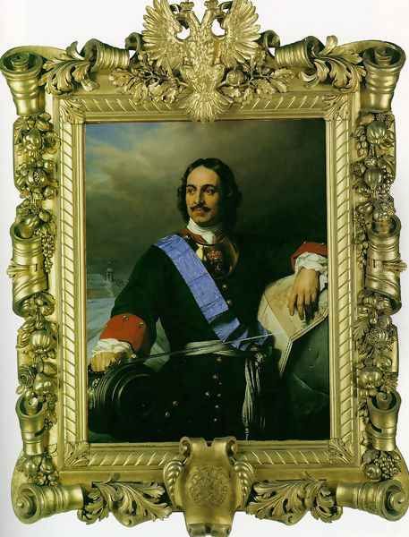 Peter the Great of Russia Oil Painting by Paul Delaroche