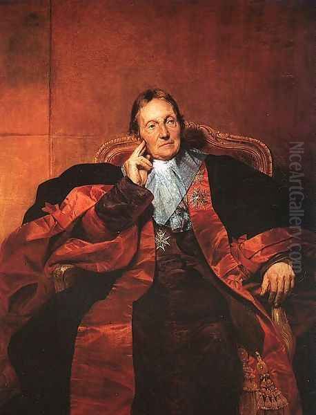 Marquis de Pastoret 1829 Oil Painting by Paul Delaroche