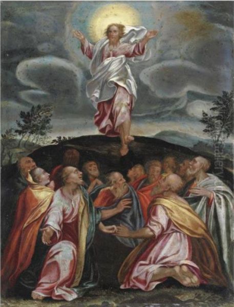 Trasfigurazione Oil Painting by Girolamo Muziano