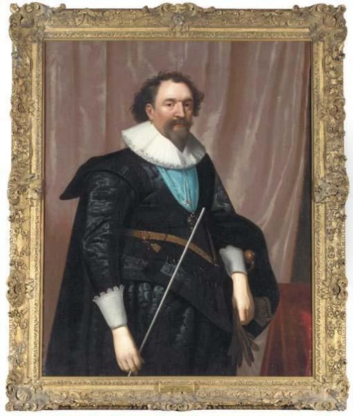 Portrait Of William Oil Painting by Daniel Mytens