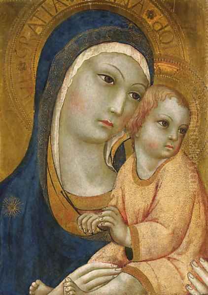 The Madonna and Child Oil Painting by Sano Di Pietro