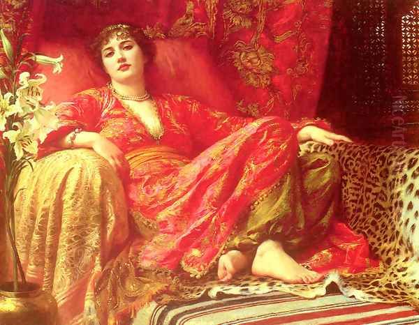 Passion (or Leila) Oil Painting by Sir Thomas Francis Dicksee