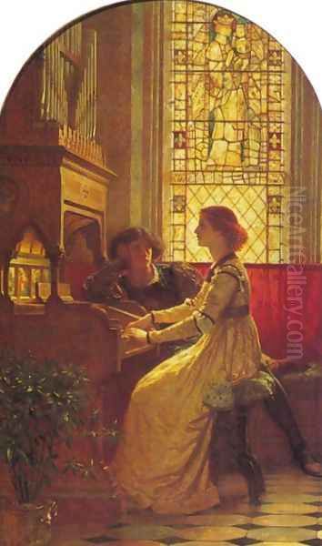 Harmony Oil Painting by Sir Thomas Francis Dicksee