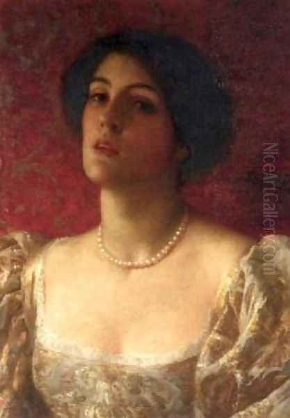 Reverie Oil Painting by Sir Thomas Francis Dicksee