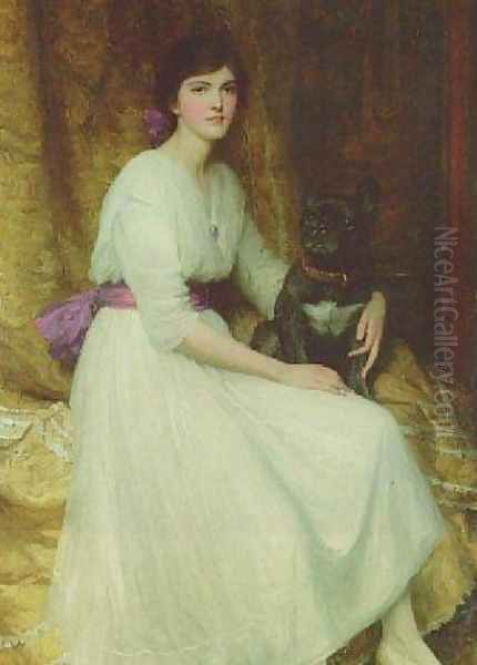 Dorothy Oil Painting by Sir Thomas Francis Dicksee