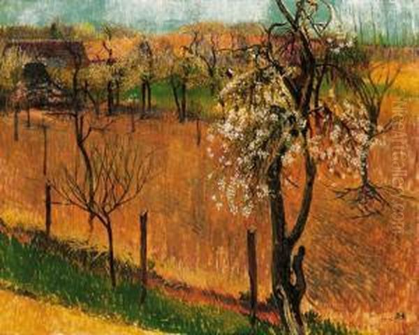 Spring Garden (blossoming), About 1908 by Sandor Nagy