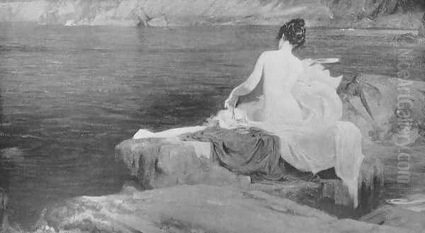 Calypso's Isle Oil Painting by Herbert James Draper