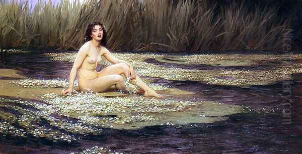 The Water Nymph Oil Painting by Herbert James Draper