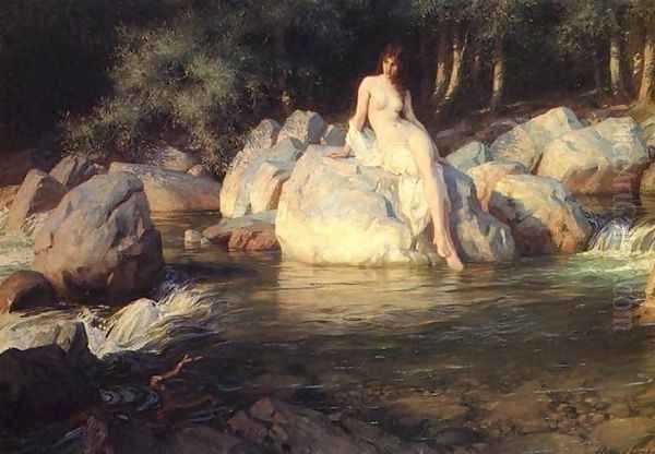 The Kelpie Oil Painting by Herbert James Draper