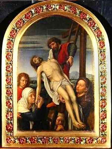 Deposition Oil Painting by Gerard David