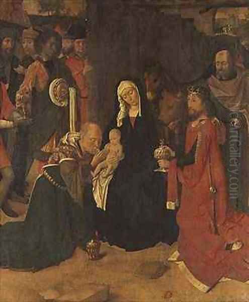 Adoration of the Magi Oil Painting by Gerard David