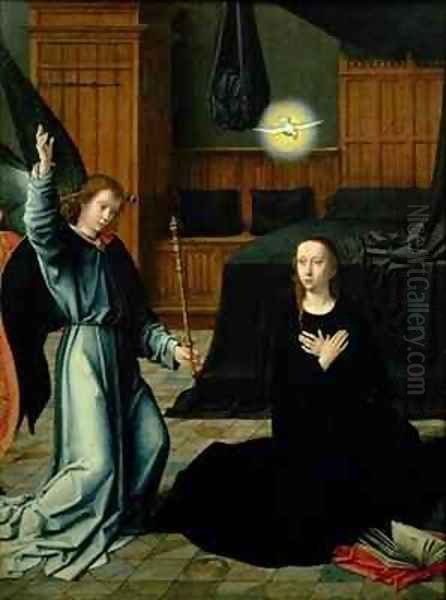 The Annunciation Oil Painting by Gerard David