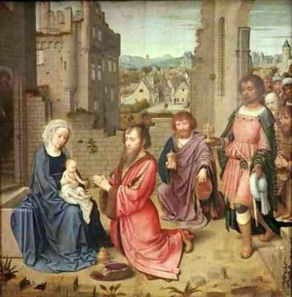 Adoration of the Kings Oil Painting by Gerard David