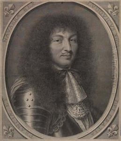 Louis Xiv Oil Painting by Robert Nanteuil