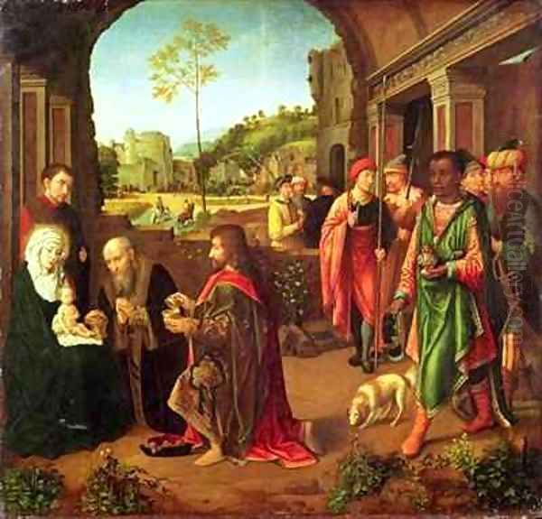 Adoration of the Magi 2 Oil Painting by Gerard David