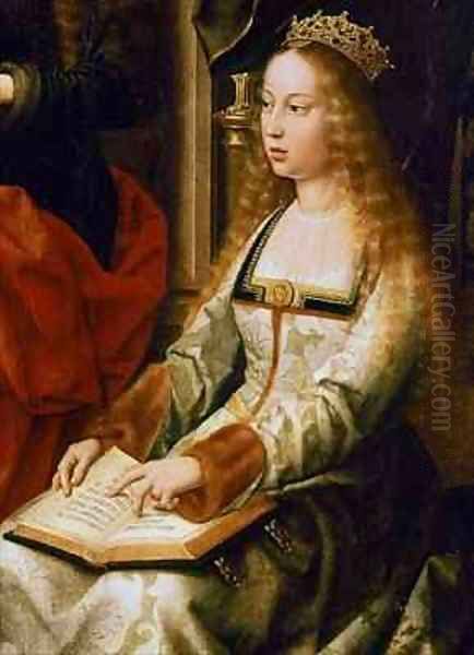 Isabella I of Castile Oil Painting by Gerard David