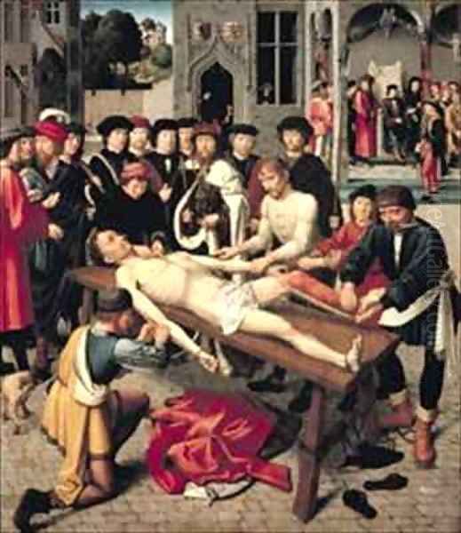 The Flaying of Sisamnes Oil Painting by Gerard David