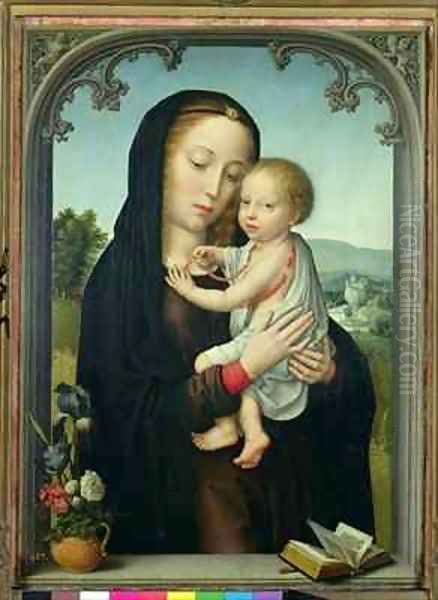 Virgin and Child Oil Painting by Gerard David