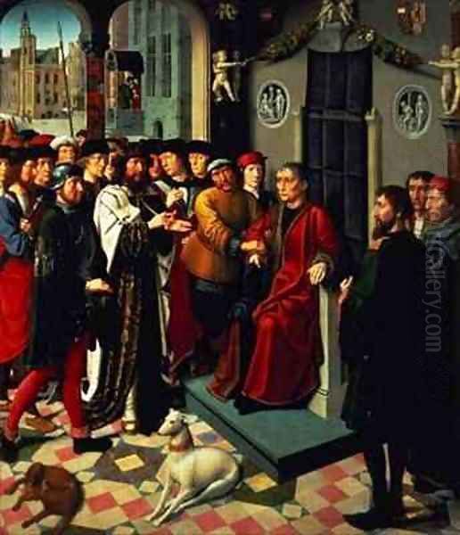 The Judgement of Cambyses Oil Painting by Gerard David