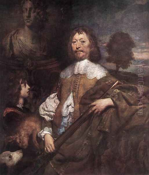 Endymion Porter c. 1643 Oil Painting by William Dobson