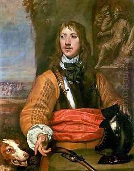 Portrait of Sir Charles Lucas Oil Painting by William Dobson