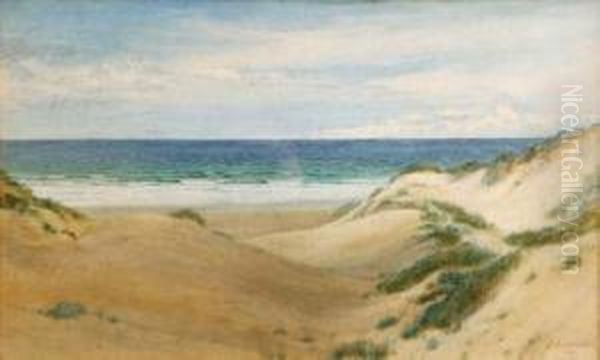 Barestrand Of Hillocks Heaped From Over Shifting Sand Oil Painting by John Nash