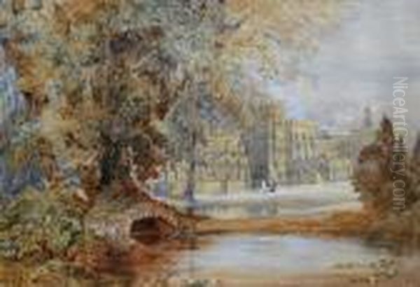 A View Of Fordeabbey Oil Painting by Joseph Nash