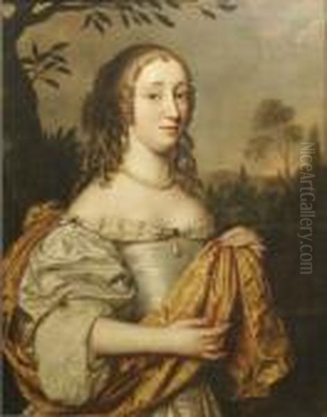 Portrait Of A Lady Oil Painting by Pieter Nason