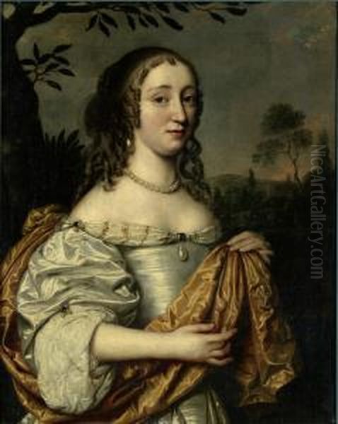 Portrait Of A Lady Oil Painting by Pieter Nason