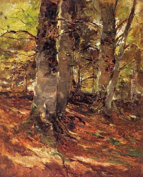 Beachwoods at Polling I Oil Painting by Frank Duveneck