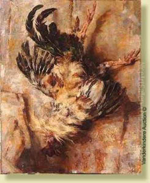 Coq Suspendu Oil Painting by Arthur Navez