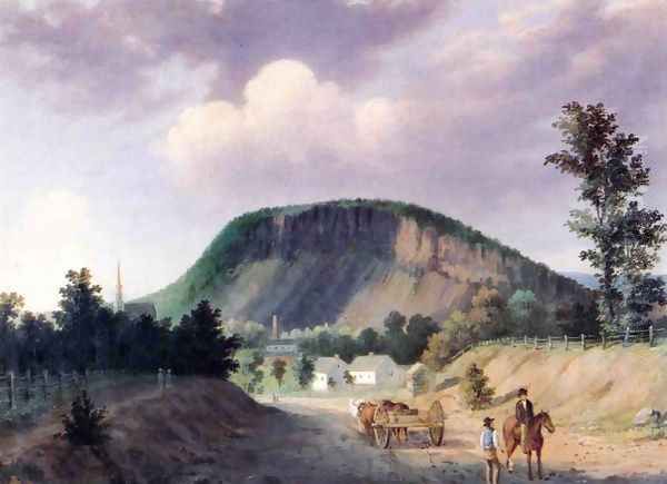 West Rock, New Haven I Oil Painting by George Henry Durrie