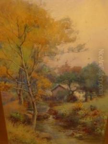 The Old Mill Glen Conway Oil Painting by Arthur Netherwood