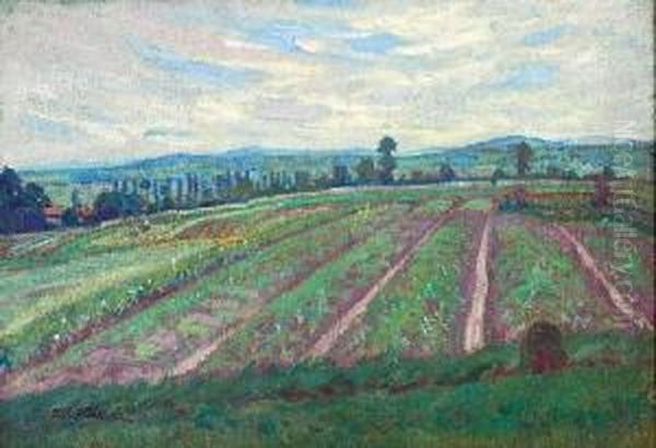 Pejzaz Z Kalwarii Zebrzydowskiej Oil Painting by Abraham Neumann