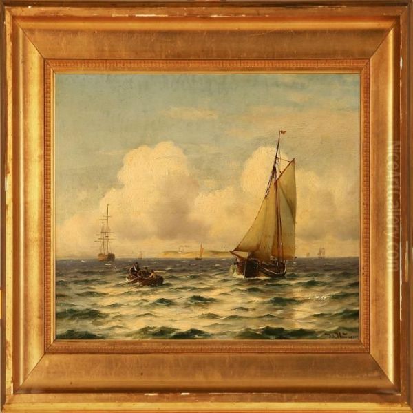 Udfor Hveen Oil Painting by Johann Jens Neumann