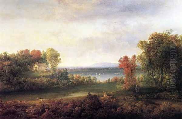 Hudson River Landscape by Thomas Doughty